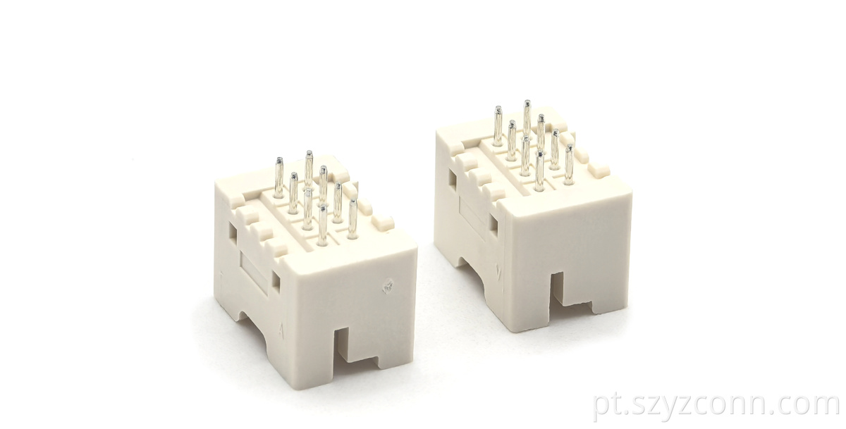 Linha dupla de cabeçote de pino wafer de 2,5 mm 2.5mm wafer pin header dual row